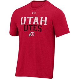 Under Armour Men's Utah Utes Red All Day Tri-Blend T-Shirt