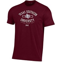 Under Armour Men's Texas Southern Tigers Maroon Performance Cotton T-Shirt