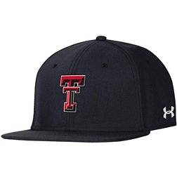 Under Armour Men's Texas Tech Red Raiders Black Fitted Baseball Hat