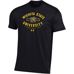 Under Armour Men's Wichita State Shockers Black Performance Cotton T-Shirt