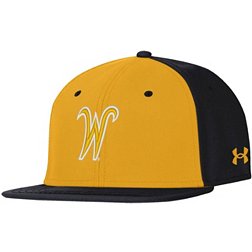 Under Armour Men's Wichita State Shockers Gold Fitted Baseball Hat