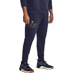UNDER ARMOUR Project Rock Warm-Up Fleece SweatPants Mens SMALL