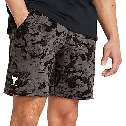 Under Armour Men's Project Rock Essential Fleece Printed Shorts