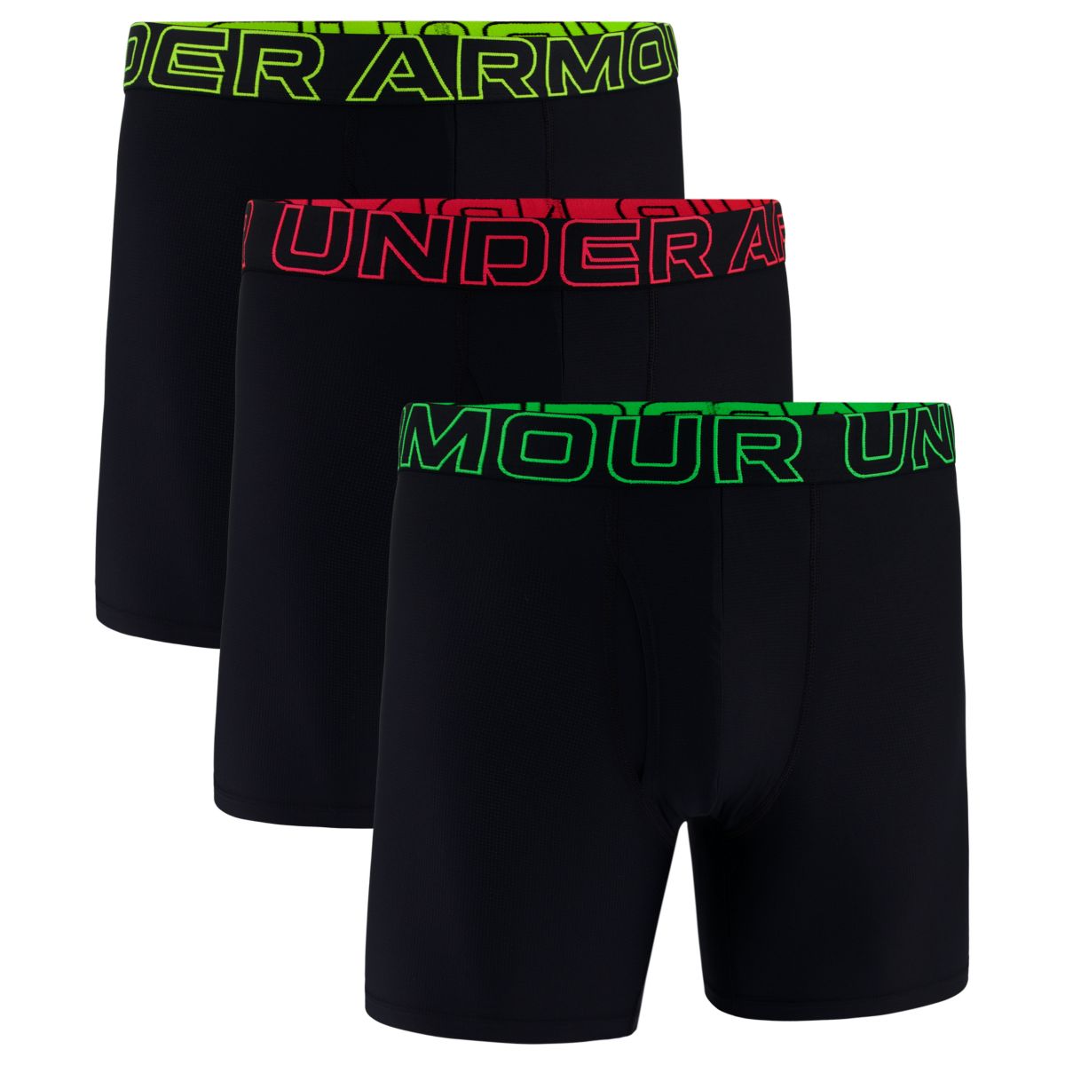 Under Armour Men's Performance Tech Mesh 9” Boxer Briefs – 3 Pack