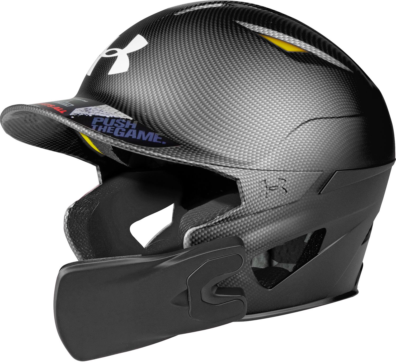 Under Armour Senior Converge Shadow Matte Baseball Batting Helmet w/ Adjustable Jaw Guard