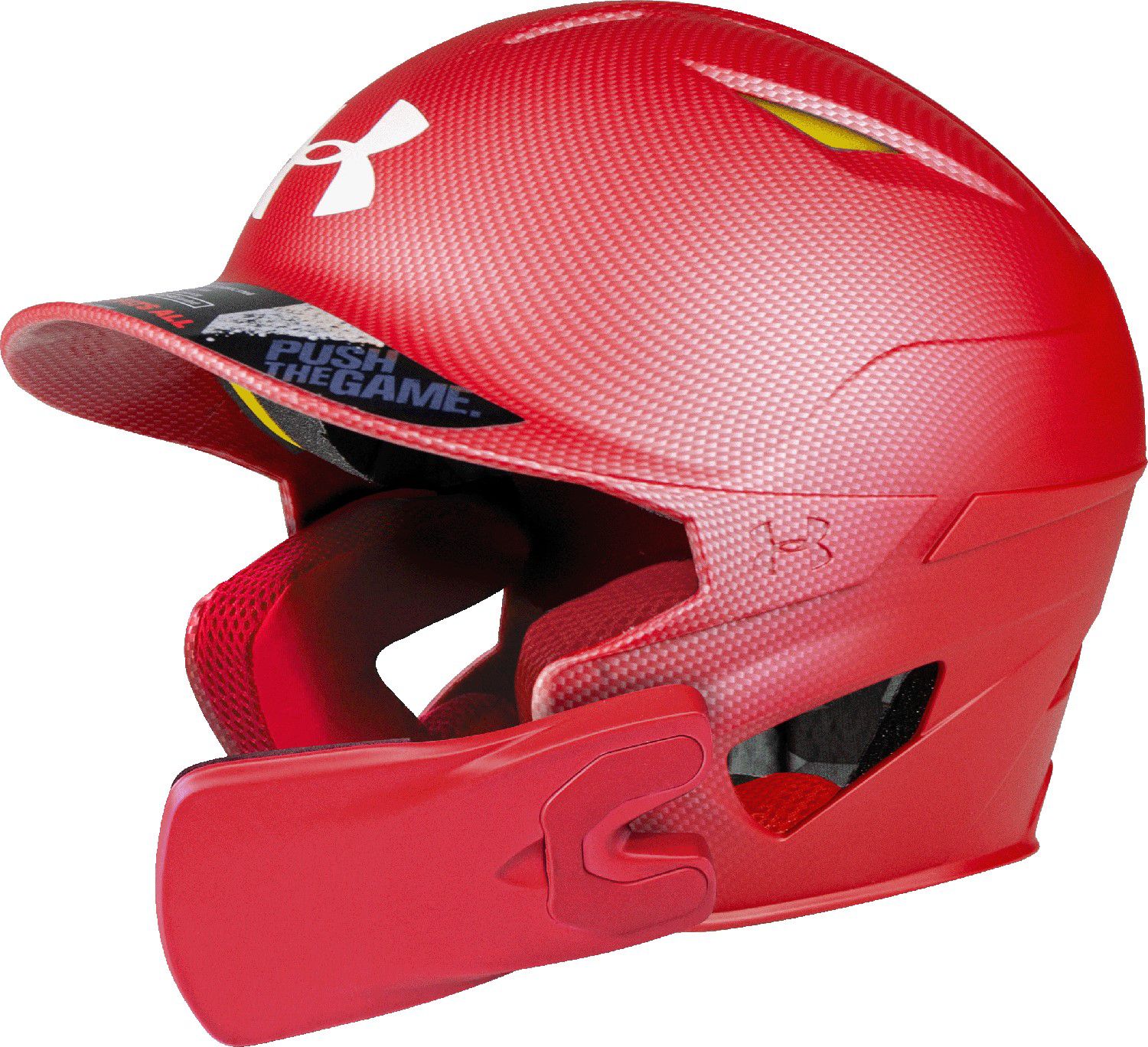 Under Armour Senior Converge Shadow Matte Baseball Batting Helmet w/ Adjustable Jaw Guard