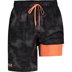Under Armour Men's Sand Camo Competition Volley Swim Shorts