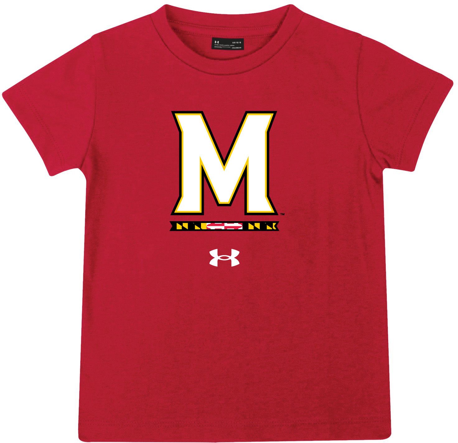 Under Armour Youth Maryland Terrapins Black Block Art Performance