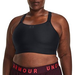 Under Armour BLACK/JET GRAY Plus Size Mid Impact Crossback Sports