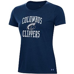 Under Armour Women's Columbus Clippers Navy Performance T-Shirt