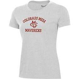 Under Armour Women's Colorado Mesa Mavericks Silver Heather Pennant T-Shirt