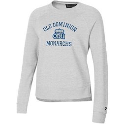 Under Armour Women's Old Dominion Monarchs Silver Heather All Day Arched Logo Crew Pullover Sweatshirt