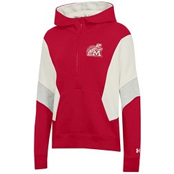 Under Armour Women's Maryland Terrapins Ivory Iconic 1/4 Zip Hoodie
