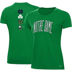 Under Armour Women's Notre Dame Fighting Irish Kelly Green Pennant T-Shirt