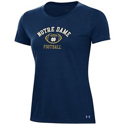 Under Armour Women's Notre Dame Fighting Irish Football Navy T-Shirt