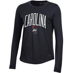 Under Armour Women's South Carolina Gamecocks Black Performance Cotton Long Sleeve T-Shirt