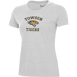 Under Armour Women's Towson Tigers Silver Heather Pennant T-Shirt