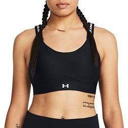 Under Armour, Intimates & Sleepwear, Under Armour Black Fitted Front  Zipup Sports Bra Womens Size Xl 384