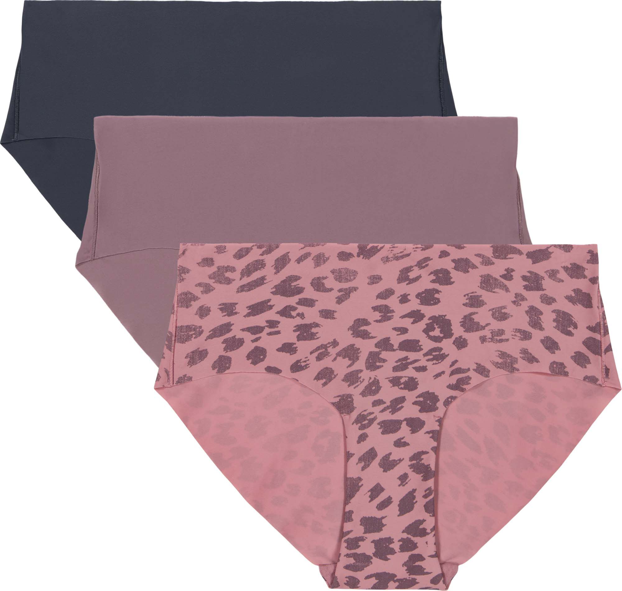 Under Armour Women's Pure Stretch No Show Hipster Underwear - 3 Pack