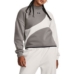 Under Armour Women's Unstoppable Fleece Cropped Crew