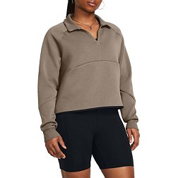 Under Armour Women's Unstoppable Fleece Rugby Crop
