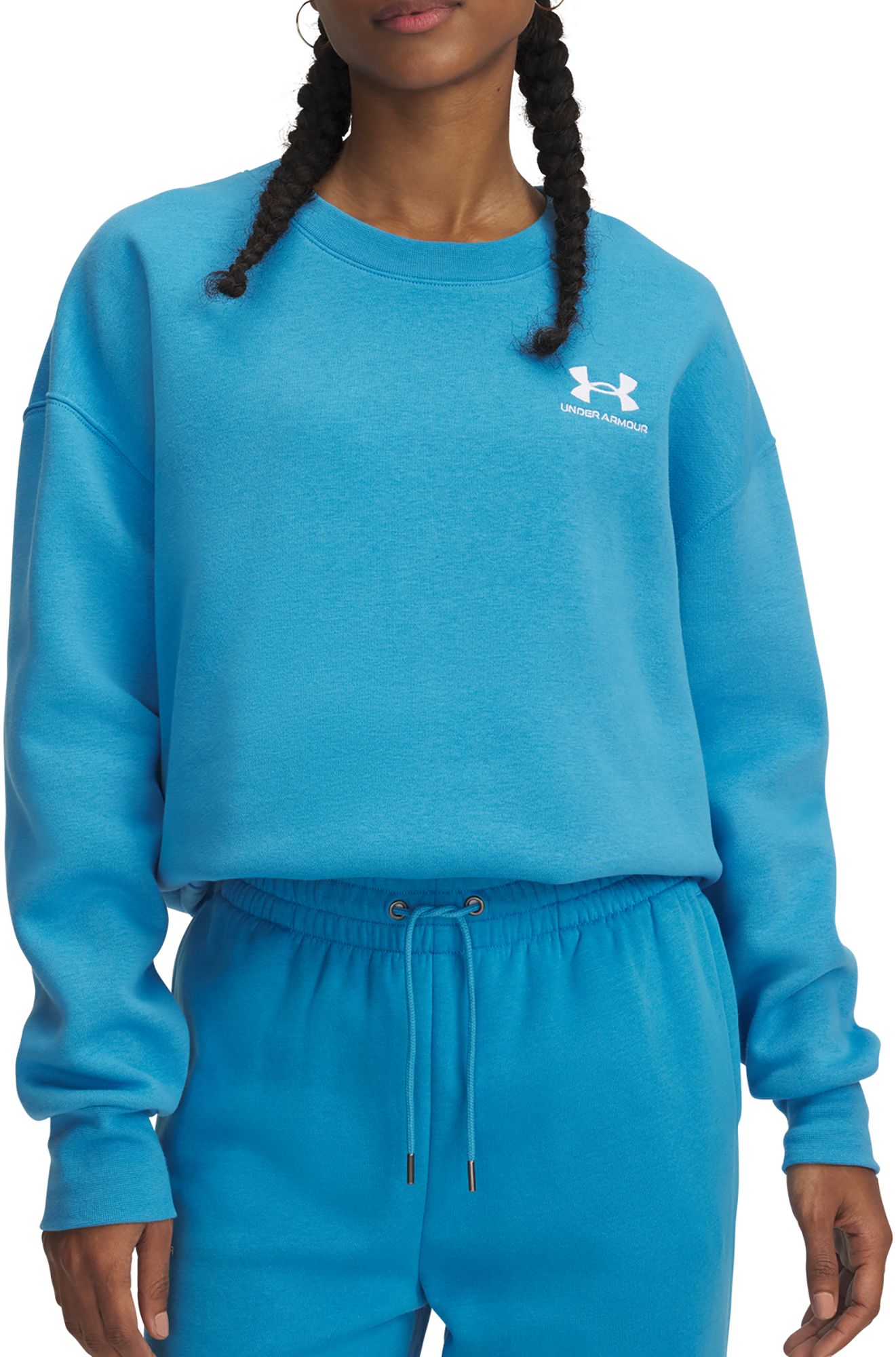 Under Armour Women's Icon Fleece Oversized Crew