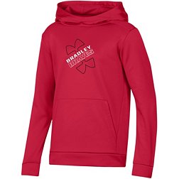 Under Armour Youth Bradley Braves Red Fleece Pullover Hoodie