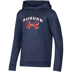 Under Armour Youth Auburn Tigers Blue Fleece Pullover Hoodie