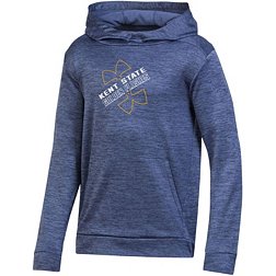 Under Armour Youth Kent State Golden Flashes Navy Blue Fleece Pullover Hoodie