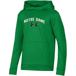 Under Armour Youth Notre Dame Fighting Irish Green Fleece Pullover Hoodie