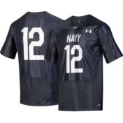 Under Armour Youth Navy Midshipmen Jolly Roger White Replica