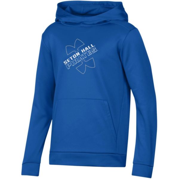 Under Armour Youth Seton Hall Seton Hall Pirates Blue Fleece Pullover Hoodie