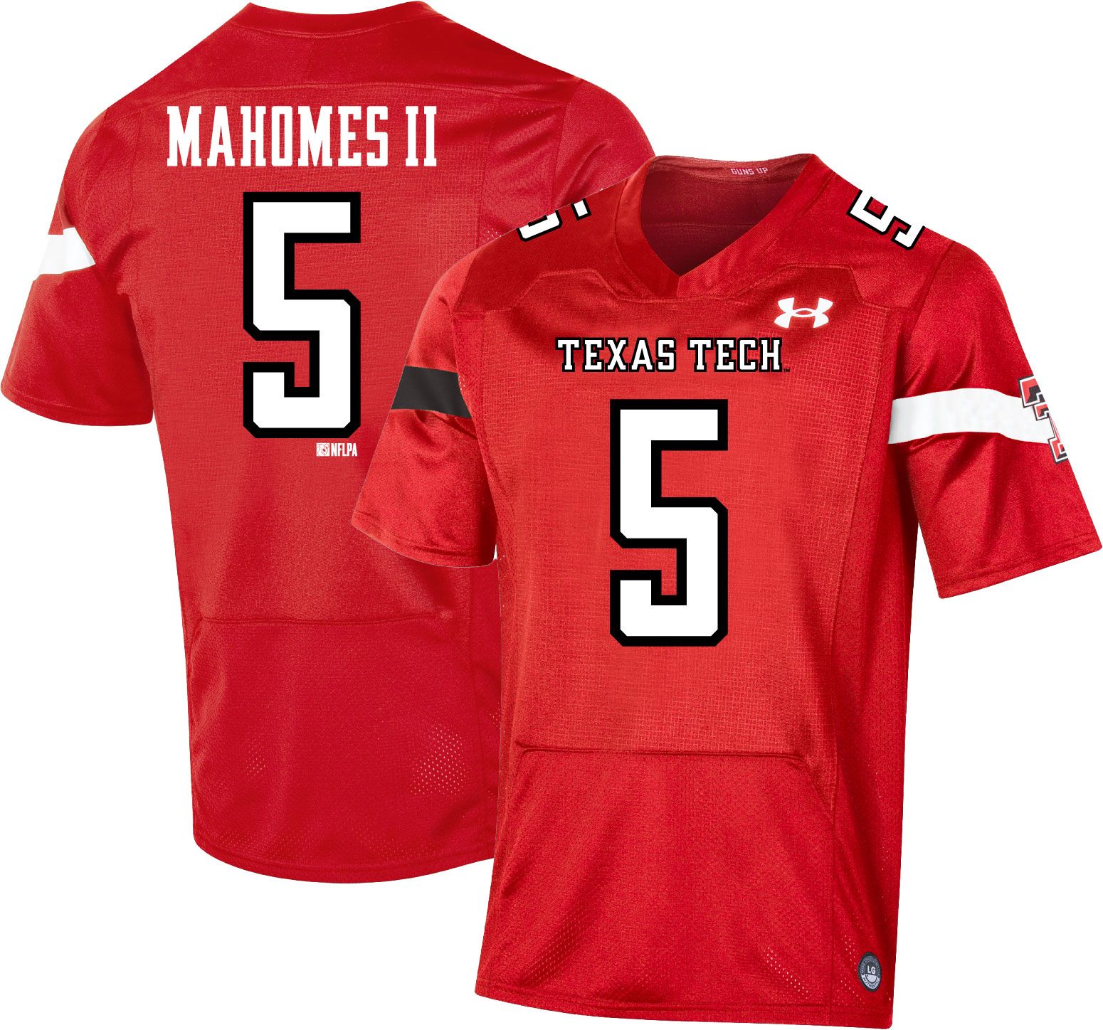 Custom Texas Tech Red Raiders Double T Replica Baseball Black Jersey in Black, Size: S, Sold by Red Raider Outfitters