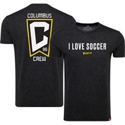 Sportiqe Columbus Crew Leagues Cup I Love Soccer Black T-Shirt