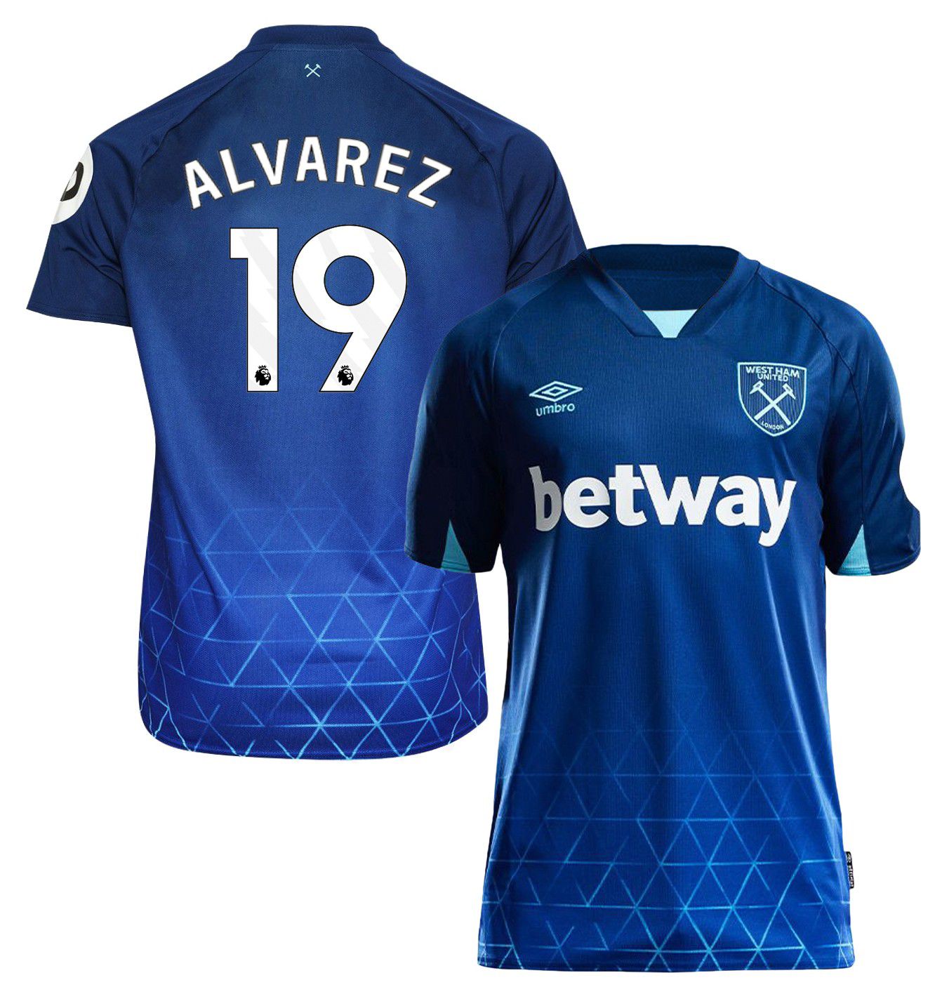 Umbro West Ham United Edson Alvarez #19 Third Replica Jersey