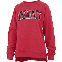 Pressbox Women's Cincinnati Bearcats Red Michelin Twisted Crew Pullover Sweatshirt