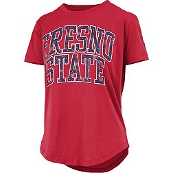 Pressbox Women's Fresno State Bulldogs Red Rosie T-Shirt
