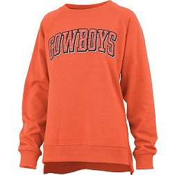 Pressbox Women's Oklahoma State Cowboys Orange Michelin Twisted Crew Pullover Sweatshirt