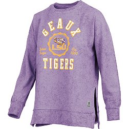 Pressbox Women's LSU Tigers Purple Bishop Long Sleeve T-Shirt