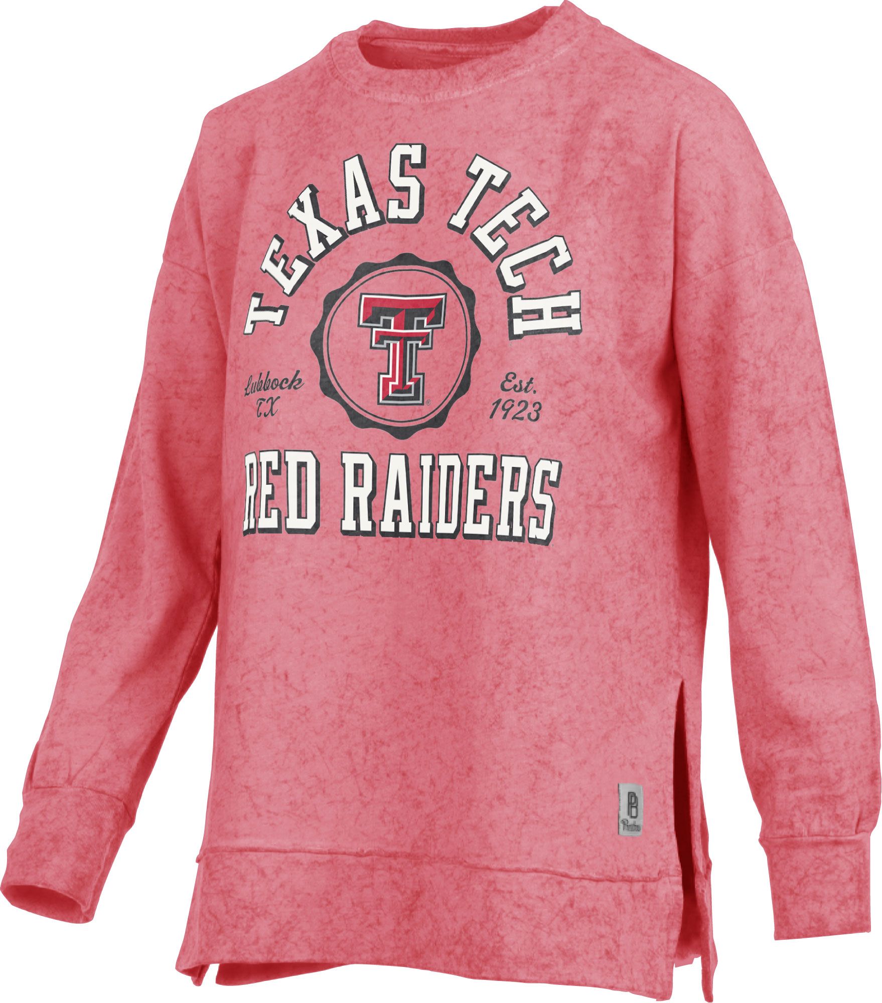 Pressbox Women's Texas Tech Red Raiders Red Bishop Long Sleeve T-Shirt