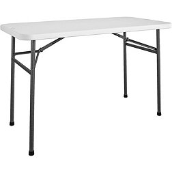 COSCO 4' Straight Folding Utility Table