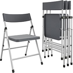 COSCO Kid's Pinch-Free Resin Folding Chair 4-Pack