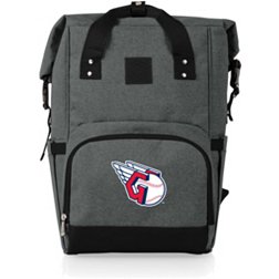 Picnic Time Cleveland Guardians OTG Roll-Top Cooler Backpack