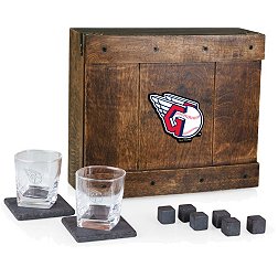 Picnic Time Cleveland Guardians Whiskey Box Gift Set