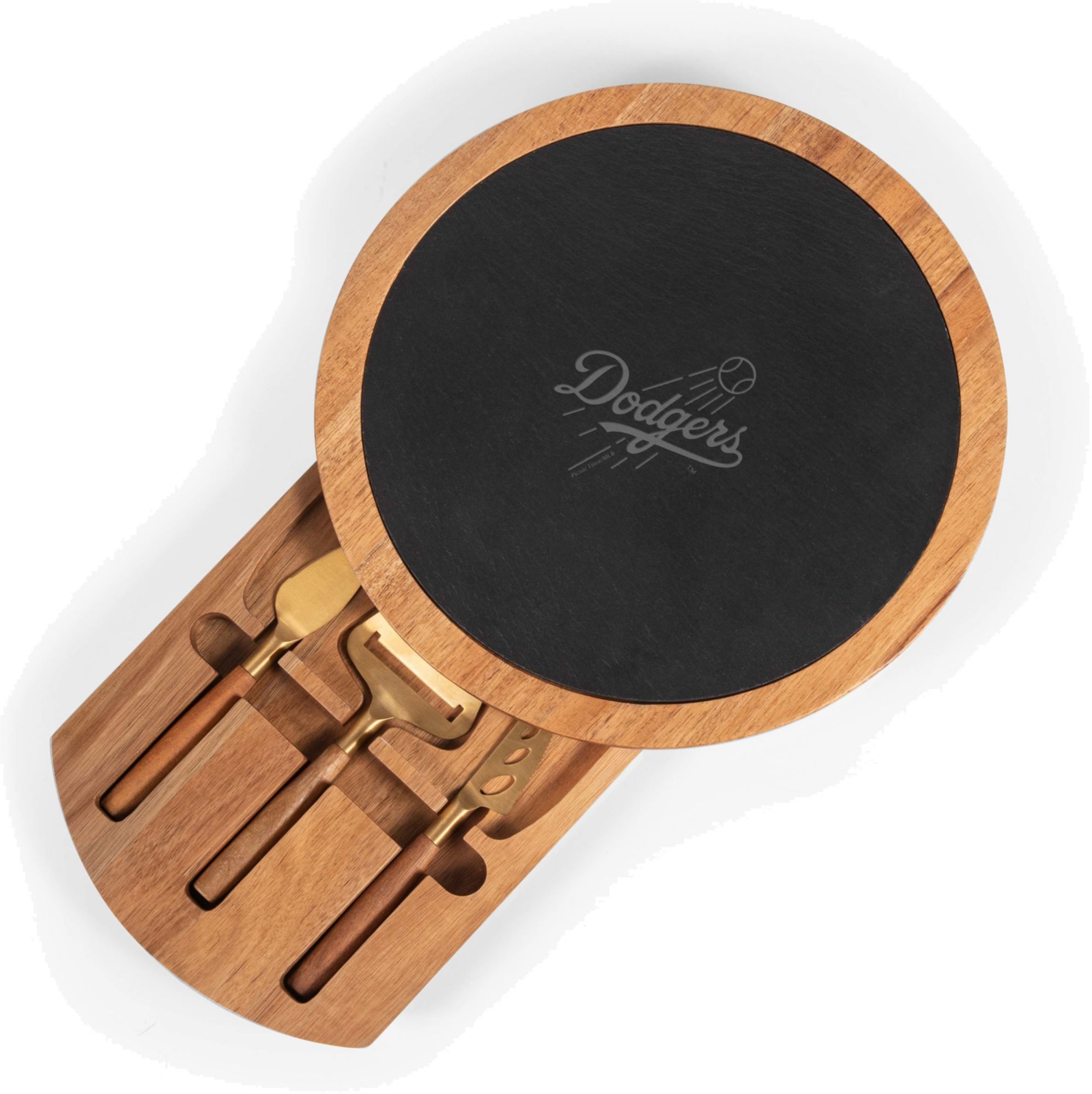 Picnic Time Los Angeles Dodgers Slate Serving Board with Tools