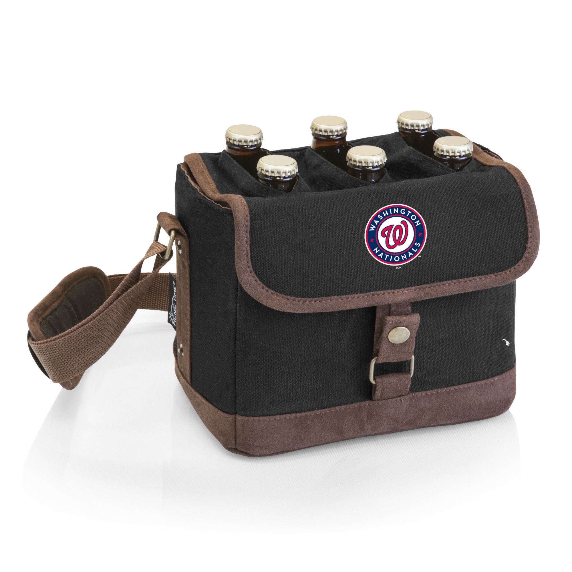 Picnic Time Washington Nationals Beer Caddy Cooler Tote and Opener