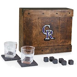 Picnic Time Colorado Rockies Whiskey Box Gift Set
