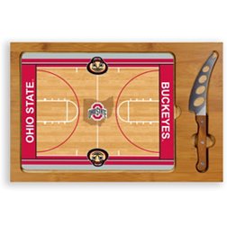 Picnic Time Ohio State Buckeyes Glass Top Cutting Board Set