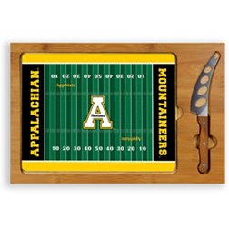 Picnic Time Appalachian State Mountaineers Glass Top Cutting Board Set