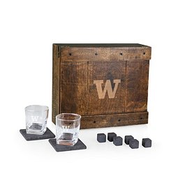 Picnic Time Wisconsin Badgers Whiskey Box Drink Set